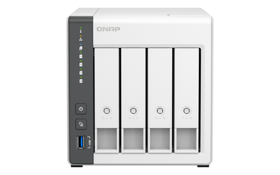QNAP TS-433 4-Bay NAS – ARM Cortex-A55 / 4GB RAM / 2.5GbE LAN / Desktop
