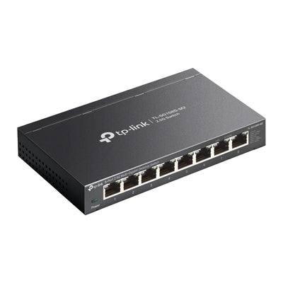 TP-Link TL-SG108S-M2 - 8-Port 2.5G Multi-Gigabit Desktop Switch / 40Gbps Switching Capacity / Fanless Design / Plug & Play - Network Switch