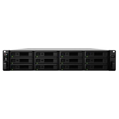 Synology RackStation RS3618xs – 12-Bay / Intel Xeon D-1521 / 8 GB RAM / USB / LAN / 5-Year Warranty (Rail-Kit Included)