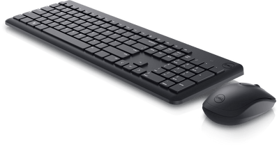 Dell KM3322W Wireless Keyboard and Mouse - 2.4GHz Wireless / Arabic-English / 1000 DPI / Black - Combo