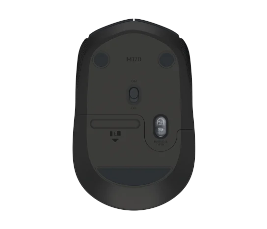Logitech M171 Wireless Mouse - 2.4GHz Wireless / 1000 DPI / USB Receiver / Black - Mouse