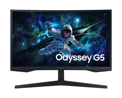 Samsung Odyssey G5 G55C 27" LS27CG552EMXUE QHD 165Hz Curved Gaming Monitor – 1000R Curvature / 1ms / FreeSync / HDR10