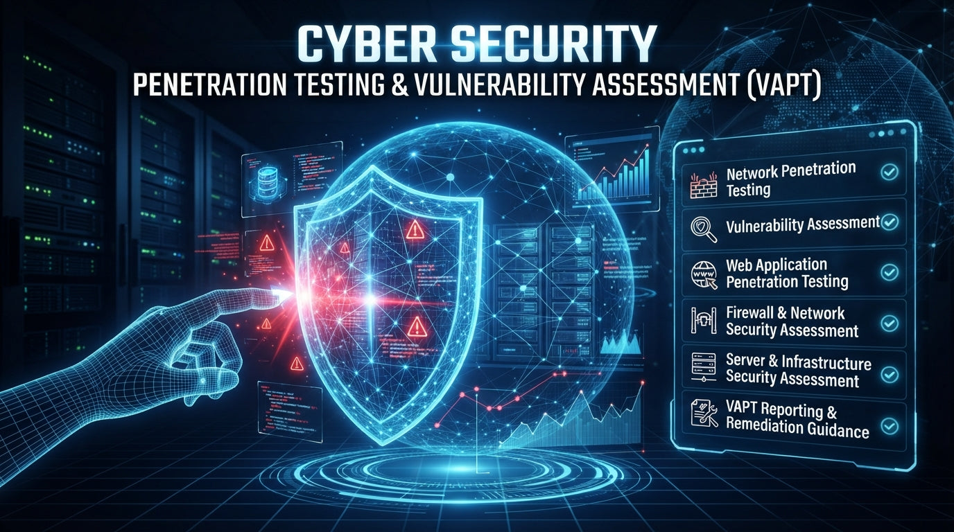 Cyber security  Penetration Testing & Vulnerability Assessment (VAPT)