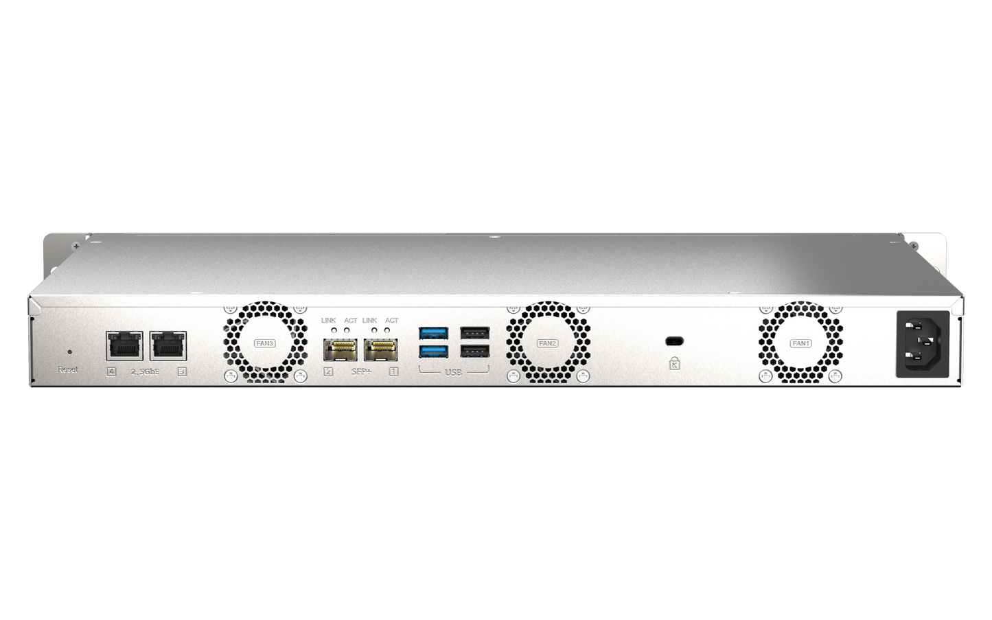 QNAP TS-435XeU 4-Bay Rackmount NAS – 10GbE SFP+ / 2.5GbE / Marvell ARM / M.2 Slots