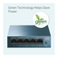 TP-Link LS105G - 5-Port Gigabit Desktop Switch / 10/100/1000Mbps / Metal Housing / Plug & Play / QoS - Network Switch