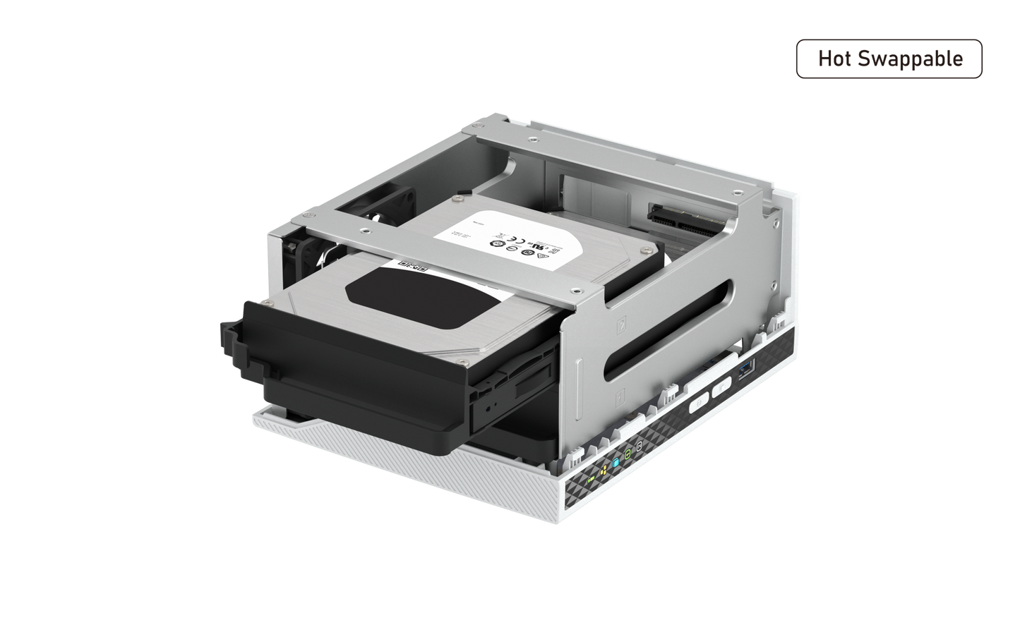 QNAP TS-233 2-Bay NAS Storage – ARM Cortex-A55 / 2GB / USB / LAN / Tower Mount / Personal Cloud / AI Photo Recognition