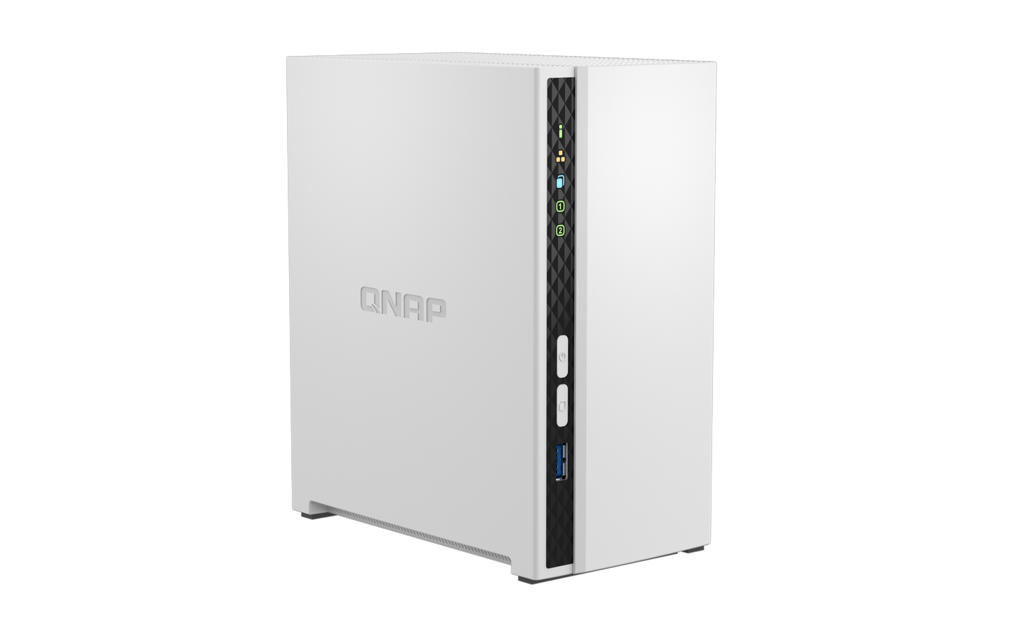 QNAP TS-233 2-Bay NAS Storage – ARM Cortex-A55 / 2GB / USB / LAN / Tower Mount / Personal Cloud / AI Photo Recognition