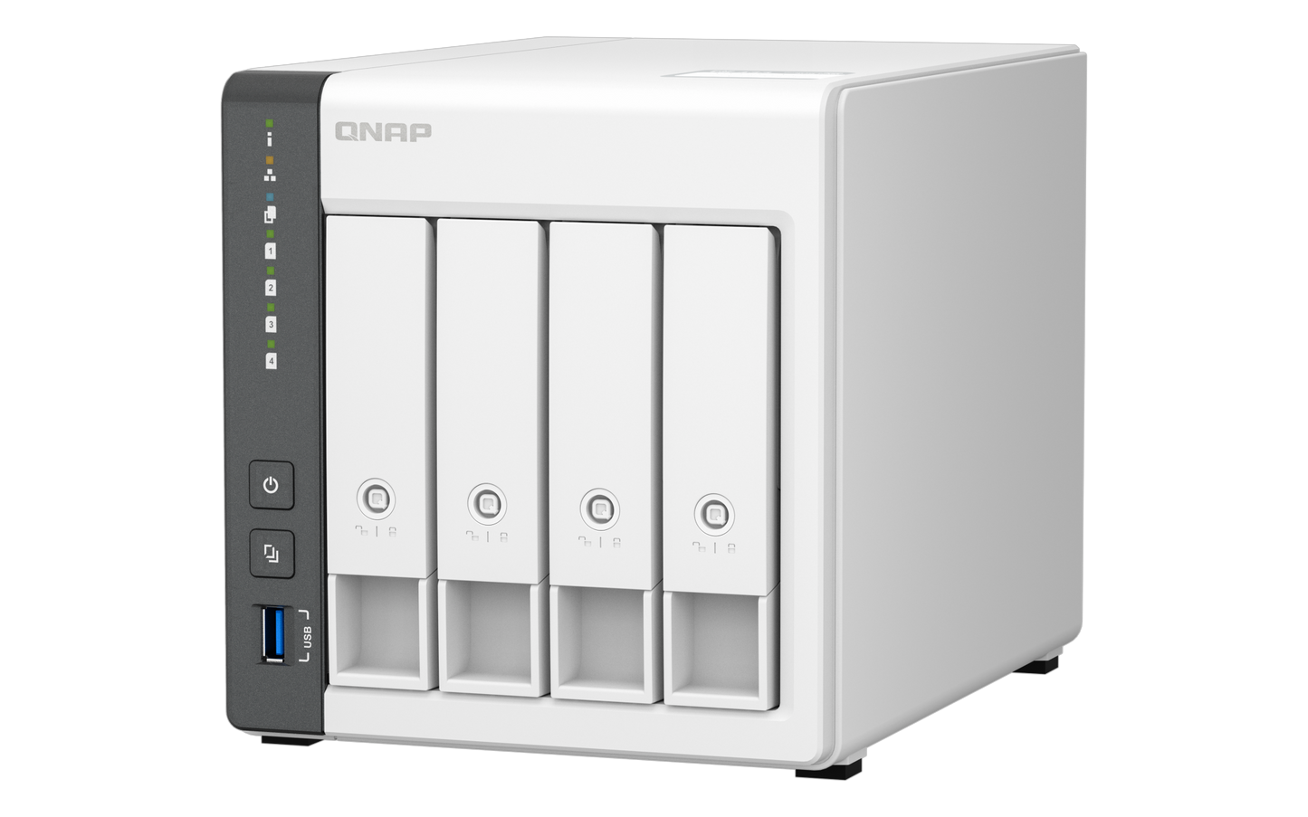 QNAP TS-433 4-Bay NAS – ARM Cortex-A55 / 4GB RAM / 2.5GbE LAN / Desktop