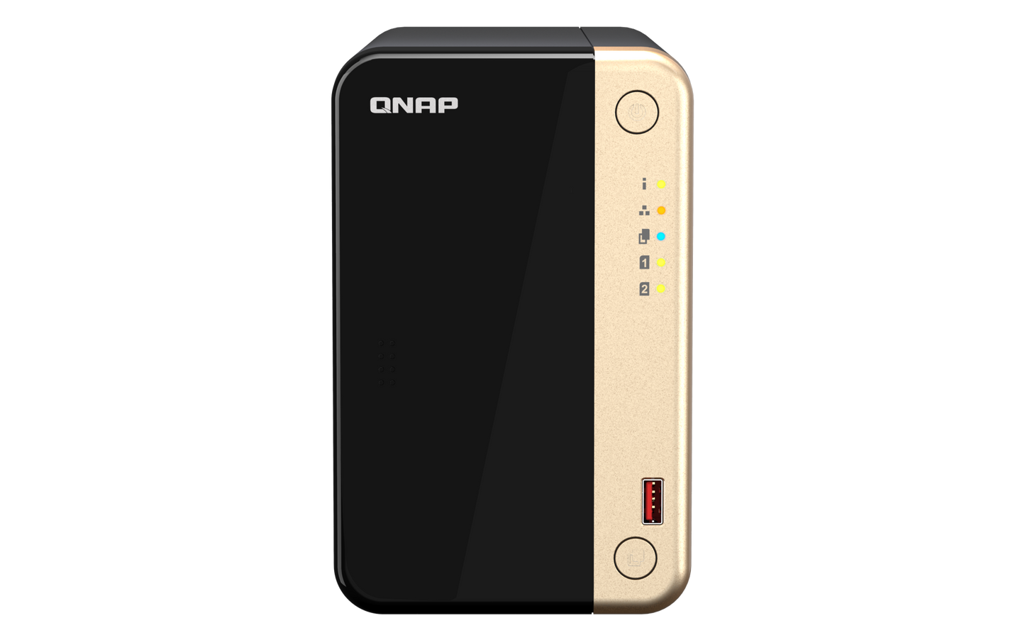QNAP TS-264 2-Bay NAS – Intel Celeron N5095 / 8GB RAM / Dual 2.5GbE / M.2 Slots / HDMI