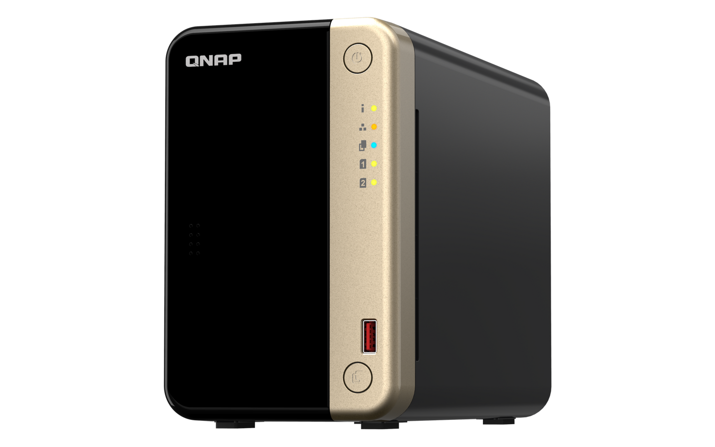 QNAP TS-264 2-Bay NAS – Intel Celeron N5095 / 8GB RAM / Dual 2.5GbE / M.2 Slots / HDMI