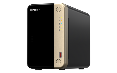 QNAP TS-264 2-Bay NAS – Intel Celeron N5095 / 8GB RAM / Dual 2.5GbE / M.2 Slots / HDMI