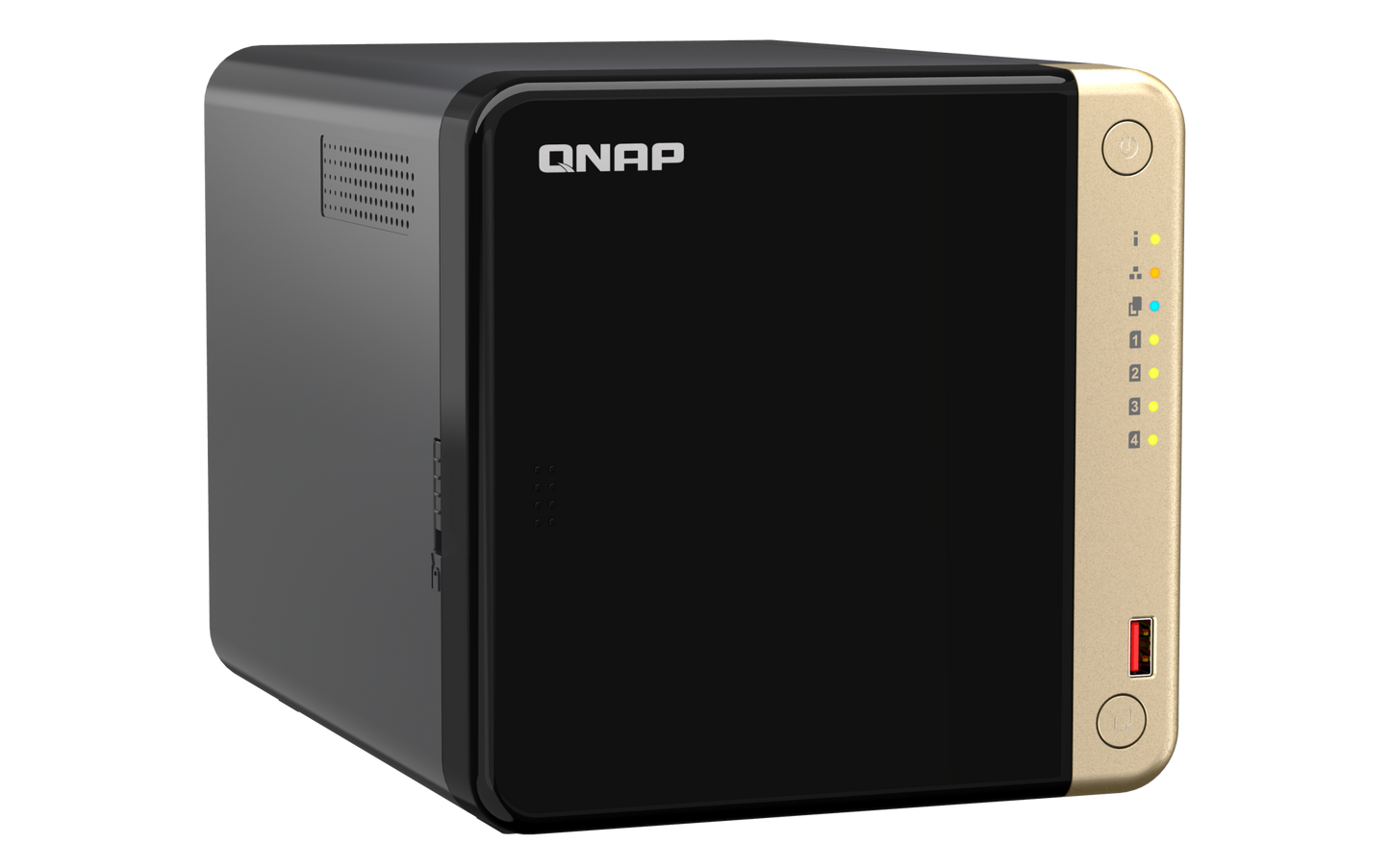 QNAP TS-464 4-Bay NAS – Intel Celeron N5095 / 8GB RAM / Dual 2.5GbE / M.2 Slots / HDMI