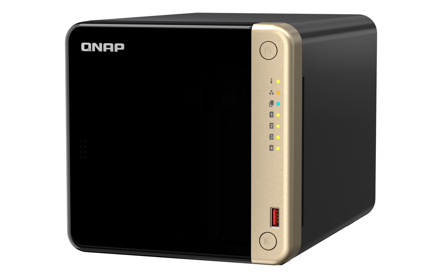 QNAP TS-464 4-Bay NAS – Intel Celeron N5095 / 8GB RAM / Dual 2.5GbE / M.2 Slots / HDMI