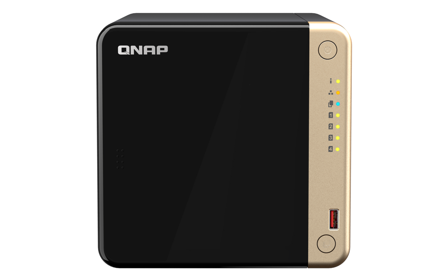QNAP TS-464 4-Bay NAS – Intel Celeron N5095 / 8GB RAM / Dual 2.5GbE / M.2 Slots / HDMI