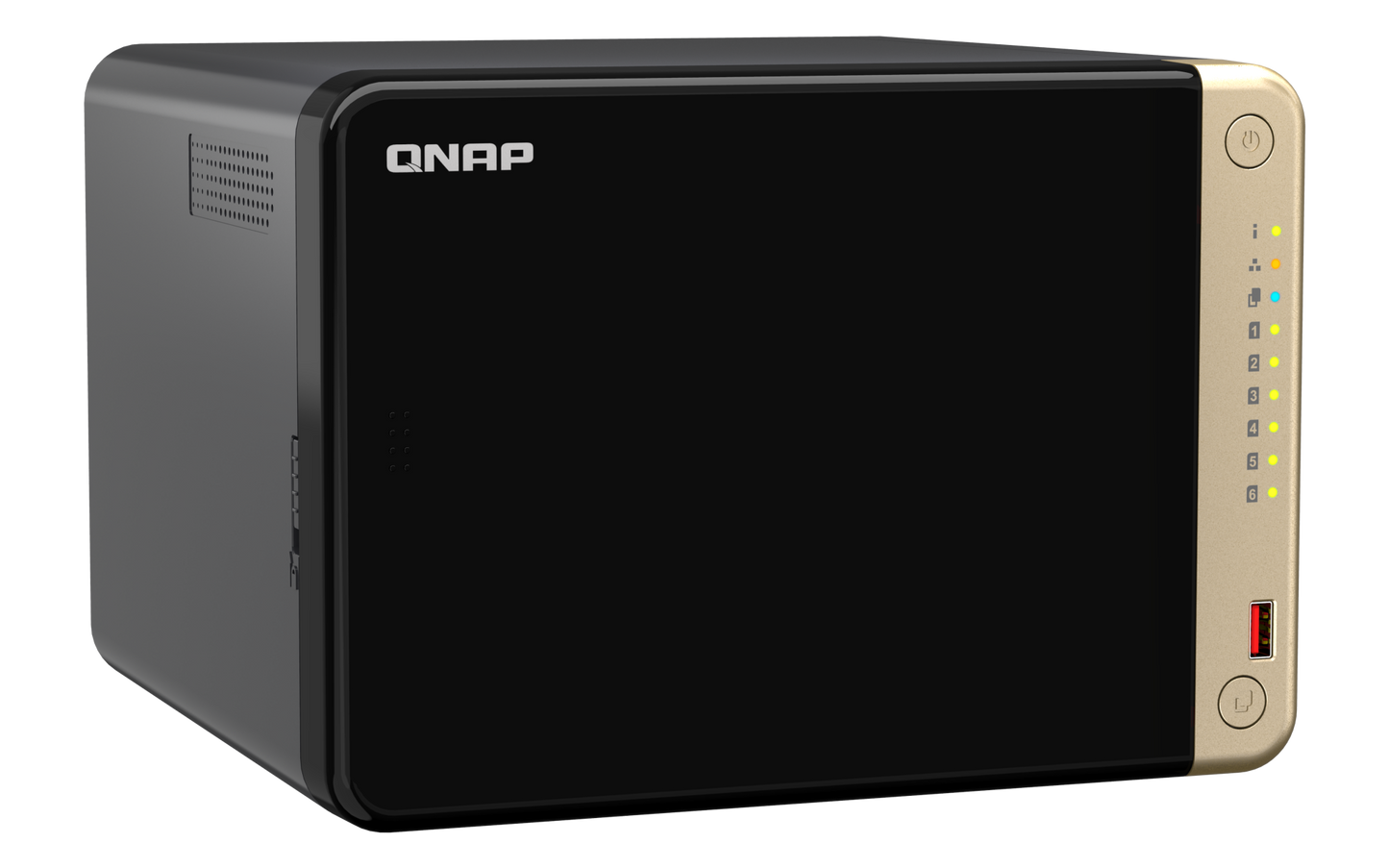 QNAP TS-664 6-Bay NAS – Intel Celeron N5095 / 8GB RAM / Dual 2.5GbE / 120TB / M.2 Slots