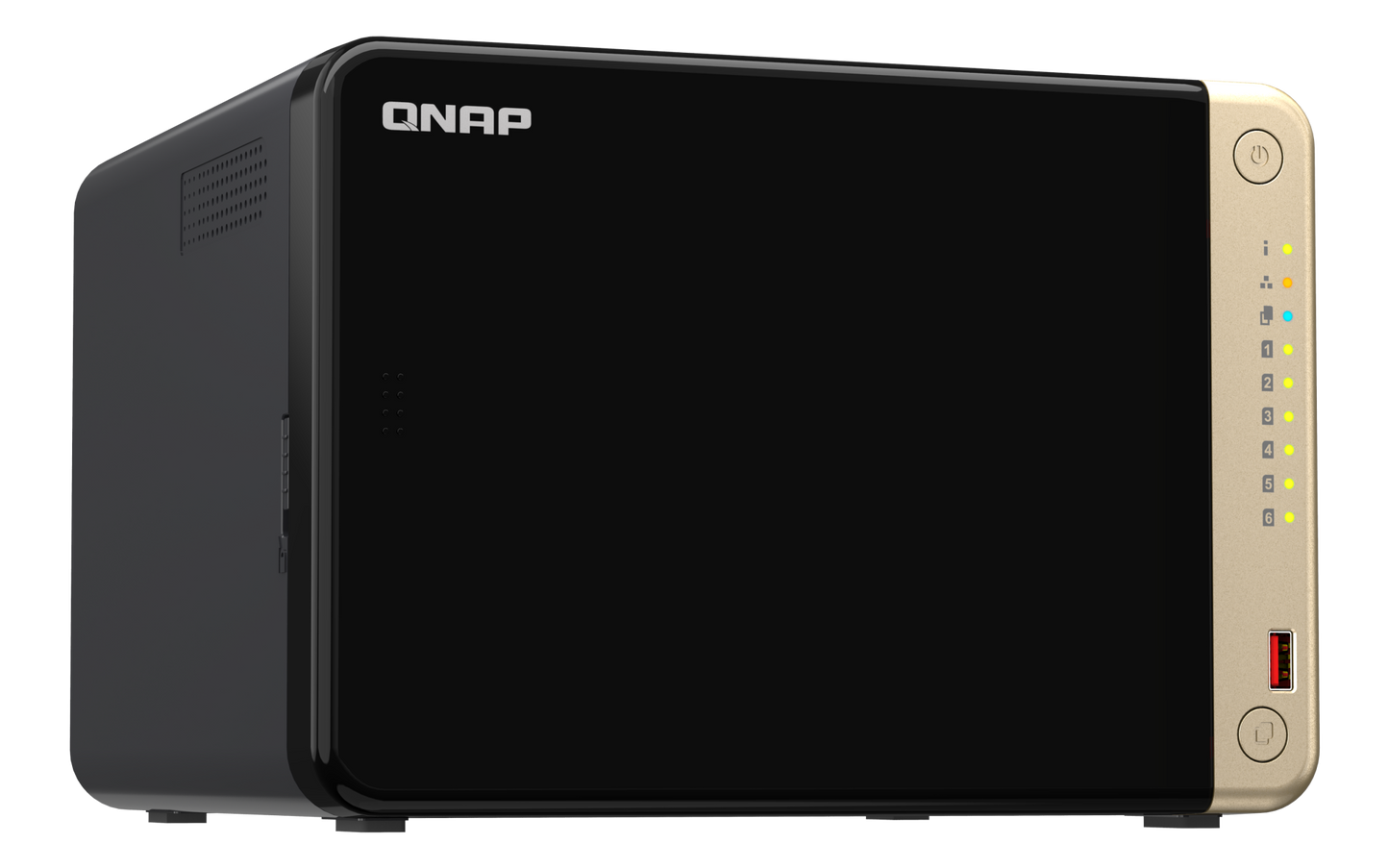 QNAP TS-664 6-Bay NAS – Intel Celeron N5095 / 8GB RAM / Dual 2.5GbE / 120TB / M.2 Slots