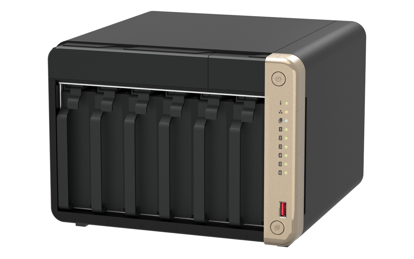 QNAP TS-664 6-Bay NAS – Intel Celeron N5095 / 8GB RAM / Dual 2.5GbE / 120TB / M.2 Slots