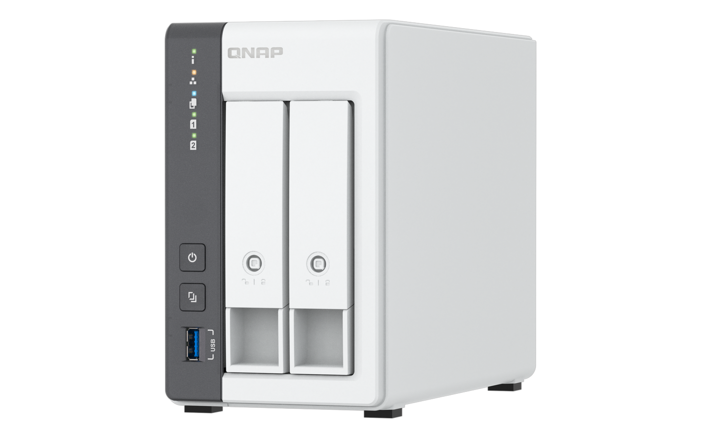 QNAP TS-216G NAS Storage - SATA / 4GB RAM / 2-Bays / USB / 2.5GbE LAN / Tower