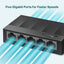 TP-Link LS1005G - 5-Port Gigabit Desktop Switch / 10/100/1000Mbps / Plug & Play / Fanless Design / Green Ethernet - Network Switch