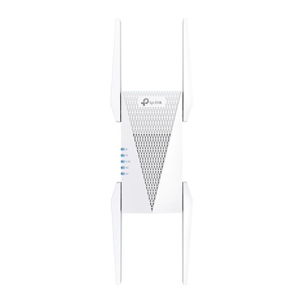 TP-Link RE815XE AXE5400 Wi-Fi 6E Mesh Range Extender - Tri-Band / 6GHz / OneMesh™ / Gigabit Port / Access Point Mode