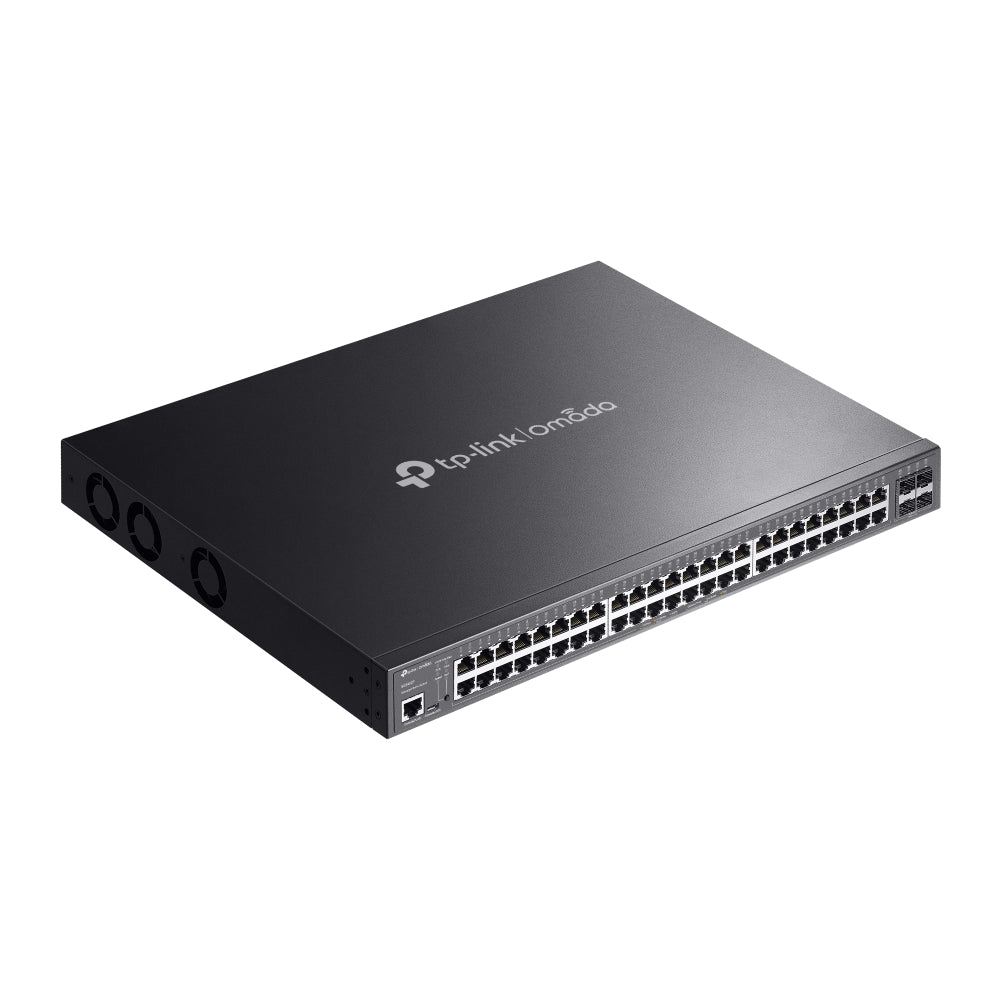 TP-Link Omada SG3452P - 52-Port Gigabit L2+ Managed Switch with 48-Port PoE+ / 4 SFP Slots / 384W PoE Budget / Cloud Managed Switch