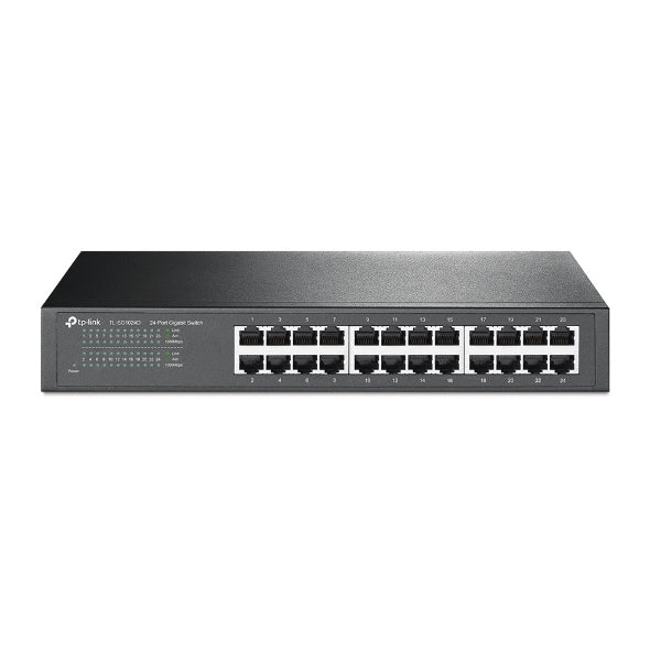 TP-Link TL-SG1024D - 24-Port Gigabit Desktop/Rackmount Switch / 10/100/1000Mbps / Plug & Play / Green Ethernet - Network Switch