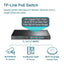 TP-Link TL-SG1218MPE - 18-Port Gigabit Easy Smart Switch with 16-Port PoE+ / 250W PoE Budget / 2 SFP Combo Ports / Rackmount Switch