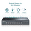 TP-Link TL-SX1008 - 8-Port 10G Desktop/Rackmount Switch / 10 Gigabit Ethernet / 160Gbps Switching Capacity / Plug & Play - Network Switch