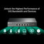 TP-Link TL-SX105 - 5-Port 10G Multi-Gigabit Desktop Switch / 100Gbps Switching Capacity / Fanless Design / Plug & Play - Network Switch