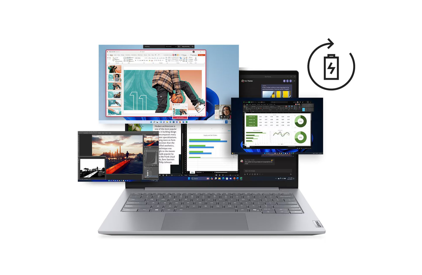 Lenovo ThinkBook 14 Gen 8 - 14" FHD / Ultra 7 255H / 16GB / 512GB (NVMe PCIe 4.0 SSD) / DOS / 1YW - Laptop