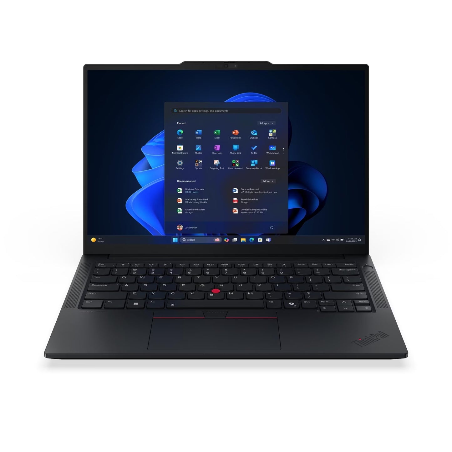 Lenovo ThinkPad E14 Gen 7 - 14" WUXGA IPS / Core 7 240H / 16GB DDR5 / 512GB (NVMe Gen4 SSD) / Windows 11 Pro / 1YW / Black - Laptop