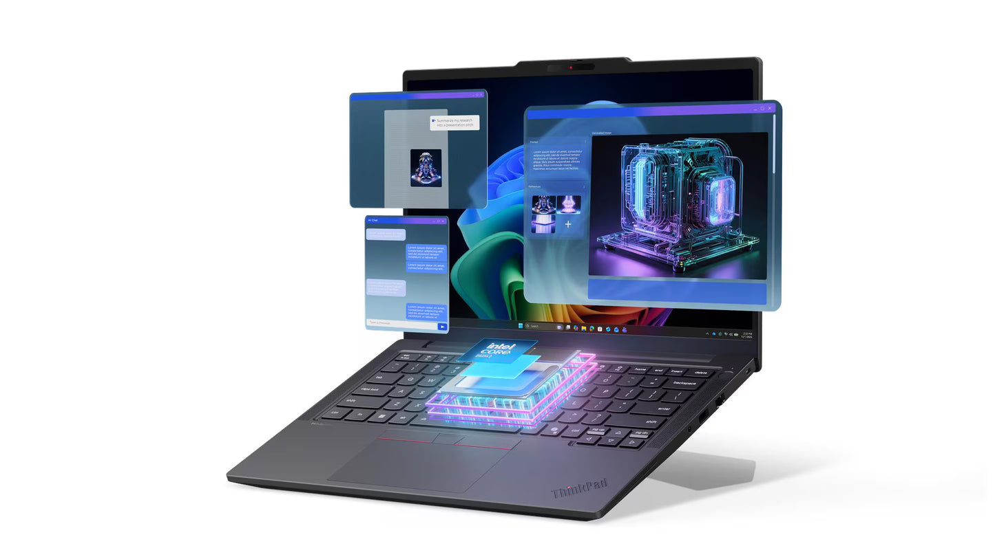 Lenovo ThinkPad T14 Gen 7 Copilot+ PC - 14.0" WUXGA / Ultra 7 355 / 16GB / 512GB NVMe SSD / AI Boost up to 49 TOPS / 3-Year Warranty