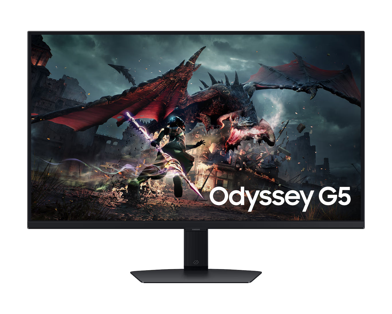 Samsung Odyssey G5 G50D 32" LS32DG502EMXUE QHD 180Hz Gaming Monitor – IPS / 1ms / VESA HDR400 / AMD FreeSync / Height Adjustable Stand