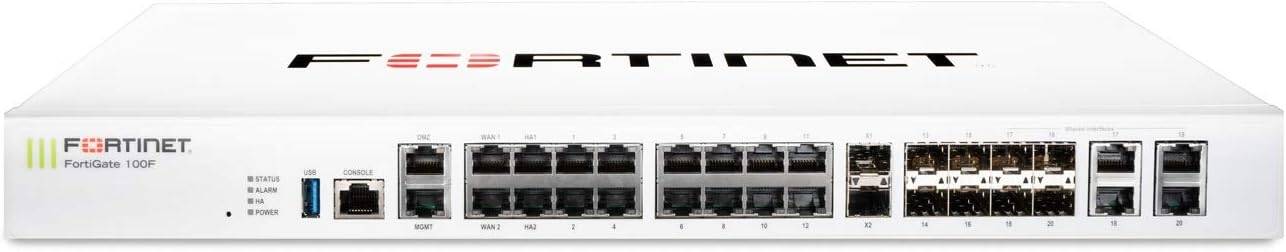 Fortinet FortiGate 100F Firewall – Enterprise NGFW / UTM / VPN | FG-100F-BDL-950-12