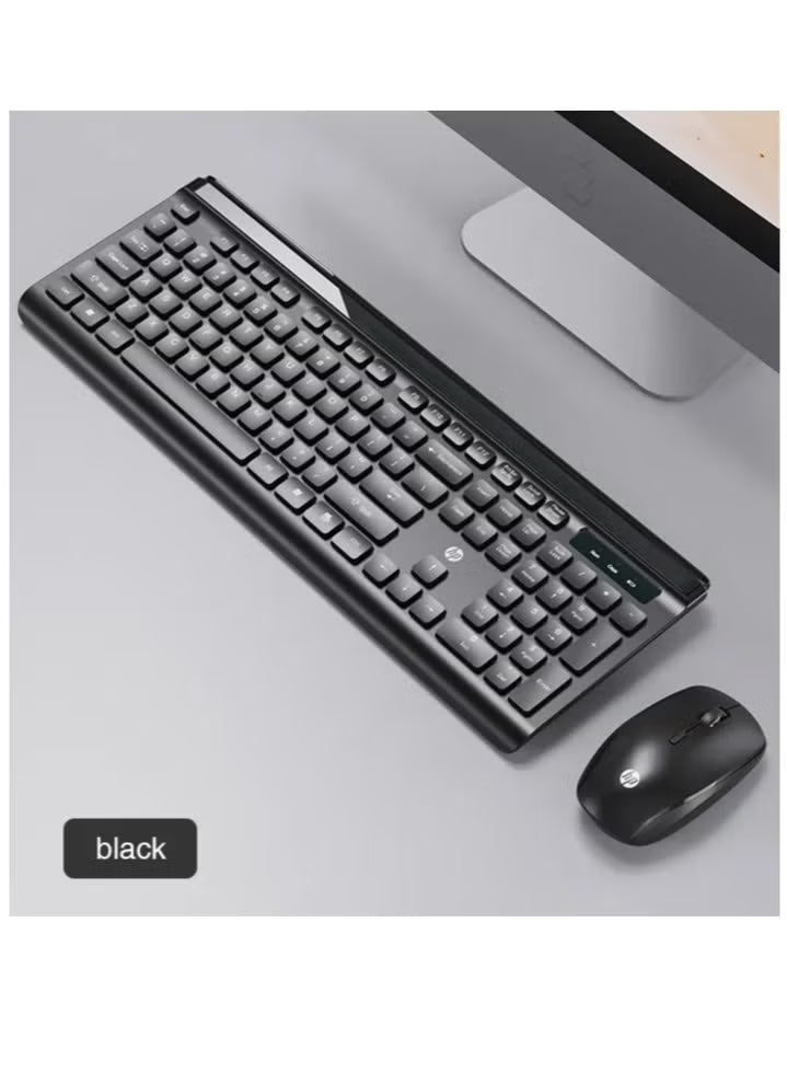 HP CS500 Wireless Keyboard and Mouse - 2.4GHz Wireless / Silent Keys / 2000 DPI / Black - Combo