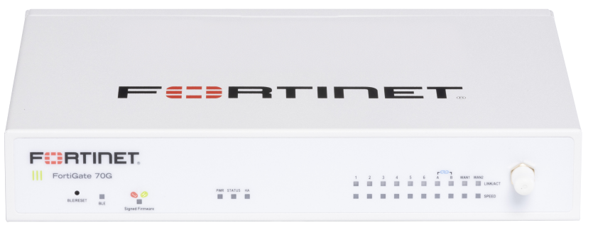 Fortinet FortiGate 70G NGFW – SD-WAN / 10x GE Ports / IPS 2.5 Gbps / ZTNA