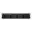 Synology RackStation RS1221+ – 8-Bay / AMD Ryzen V1500B / 4 GB RAM / USB / LAN / 3-Year Warranty (Rail-Kit Included)