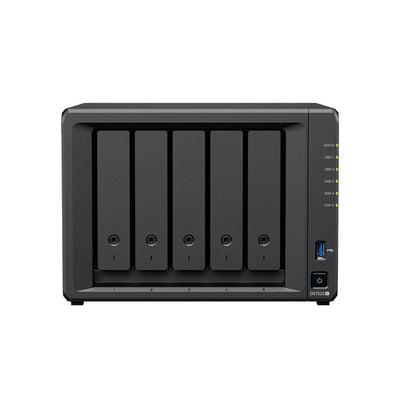Synology DiskStation DS1525+ – 5-Bay / AMD Ryzen V1500B / 8 GB RAM / USB / LAN / 3-Year Warranty