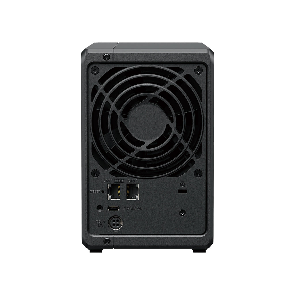 Synology DiskStation DS725+ – 2-Bay / AMD Ryzen R1600 / 2GB RAM / USB / LAN / 3-Year Warranty