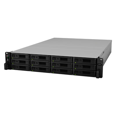 Synology RackStation RS3618xs – 12-Bay / Intel Xeon D-1521 / 8 GB RAM / USB / LAN / 5-Year Warranty (Rail-Kit Included)
