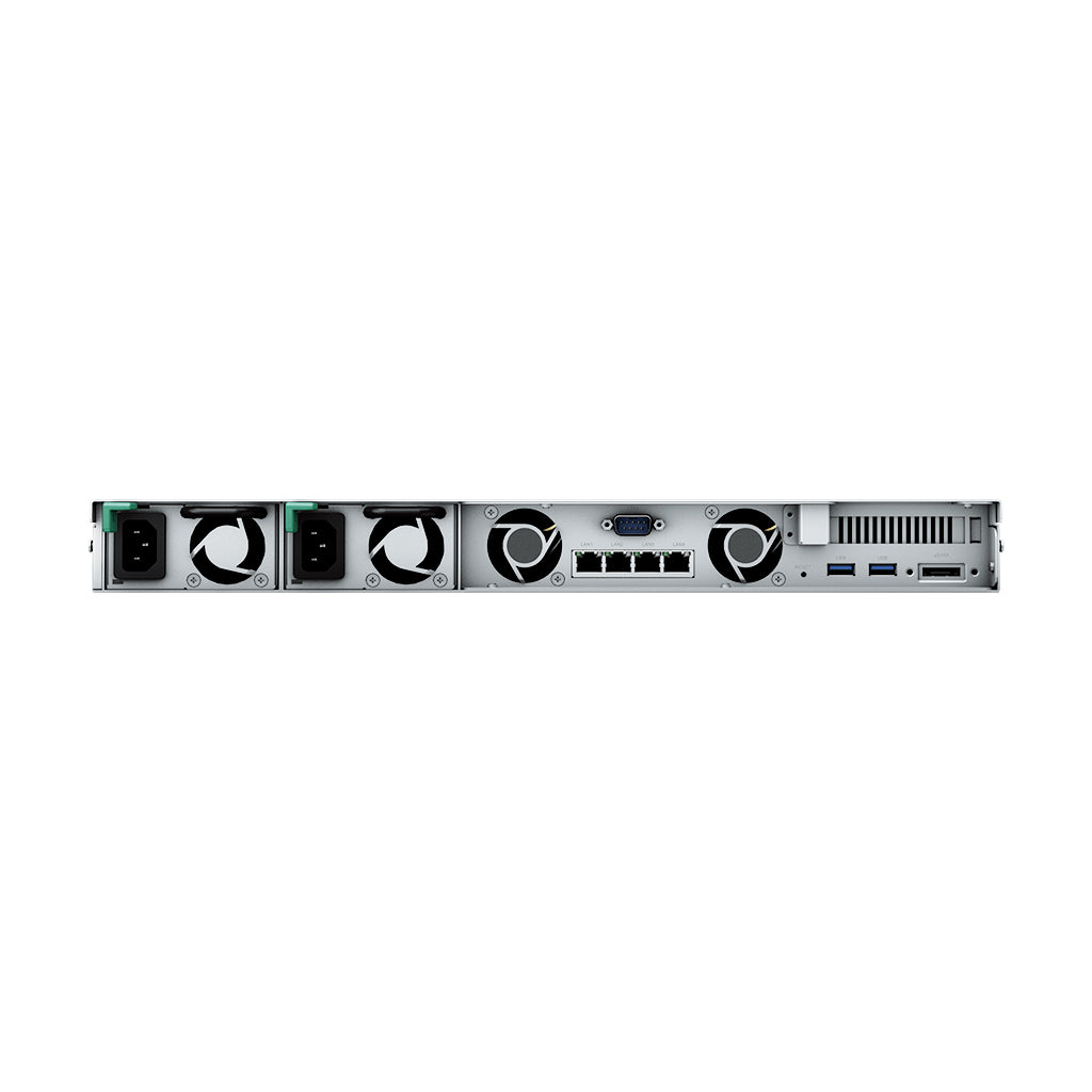 Synology RackStation RS822+ – 4-Bay / AMD Ryzen V1500B / 2 GB RAM / USB / LAN / 3-Year Warranty (Rail-Kit Included)
