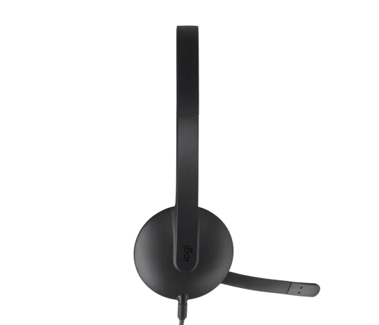 Logitech H340 USB Computer Headset - USB-A / Noise Cancelling Mic / Stereo Audio - Headset