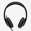 Logitech H540 USB Computer Headset - USB-A / Noise Cancelling Mic / Digital Stereo Audio / On-Ear Controls  - Headset