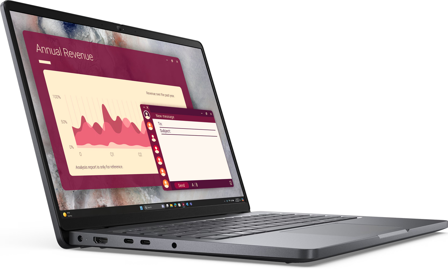 Dell Pro 14 PC14250 - 14" FHD+ Non-Touch / Core 5 120U / 8GB / 512GB (NVMe M.2 SSD) / DOS / 1YW - Laptop