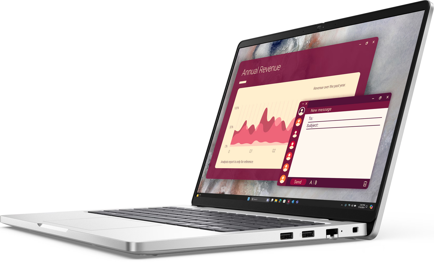 Dell Pro 14 PC14250 Laptop – Core Ultra 7 255U / 16GB RAM / 512GB SSD / 14” FHD+ / DOS / 1-Year Warranty