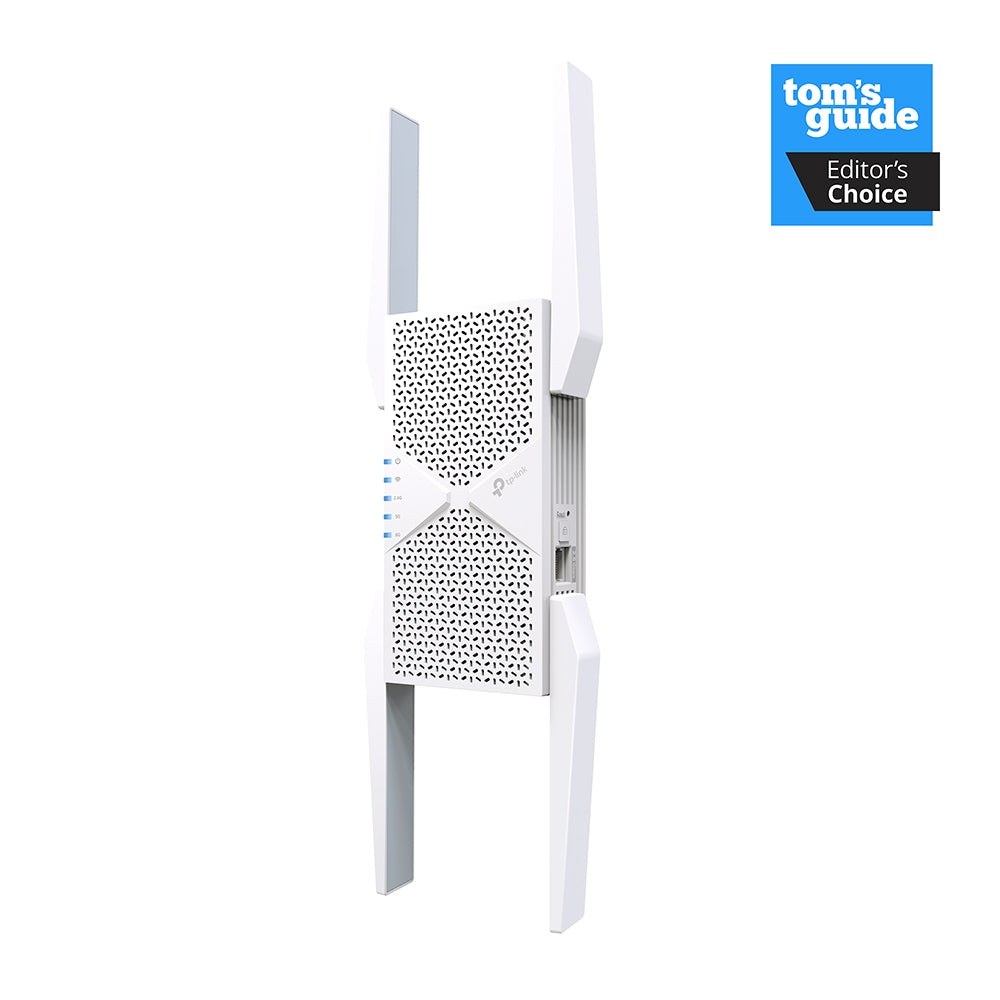 TP-Link RE655BE BE11000 Tri-Band Wi-Fi 7 Range Extender - EasyMesh™ / 2.5G Multi-Gigabit Port / 6GHz Band / Access Point Mode