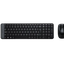 Logitech MK220 Wireless Compact Keyboard and Mouse Combo - 2.4GHz Wireless / Compact Design / Optical Mouse / Black - Keyboard & Mouse