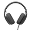Logitech Zone Vibe 100 Wireless Headset - Bluetooth 5.2 / Noise-Canceling Microphone / Up to 20 Hours Battery / USB-C Charging / 1YW - Black